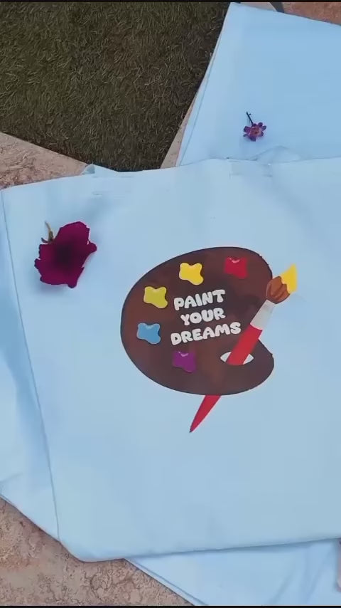 Paint Your Dreams Oversized Artist T-Shirt